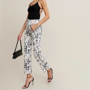 Cynthia High Rise Straight Jeans - Comic (size 27, fit like 26)